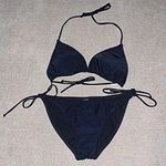 Dippin Daisy’s Swimwear Basic Black Bikini - Medium Top & Large Bottom Photo 0