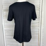 Atmosphere  Embellished Crewneck Tee Black w Rhinestones & Pearls-8 Photo 2