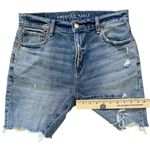 American Eagle Women’s Skater Denim Shorts No Stretch Bermuda Jorts Size 2 Photo 2