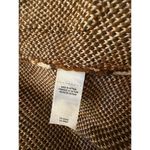 Lucky Brand Cardigan Sweater Woman's Large Brown Aztec Print Knit Oversized Hood Photo 7