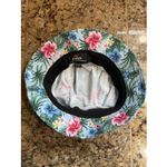 PUKKA Blue Hawaiian Tropical Palm Floral Flower Bucket Hat Accessory Adult S/M Photo 8