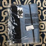 Halogen 100% Cashmere Stripe Wrap Shawl Scarf, Blue/Black Luxury Cashmere NWT Photo 9