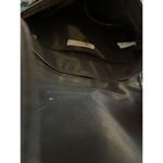 Arizona Jeans Arizona Jean Co Black Faux Leather Crossbody Bag Fringe / Boho Embroidered M Siz Photo 3