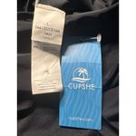 Cupshe Womens Black Tankini Swimsuit Set Size L Criss Cross Straps Photo 2