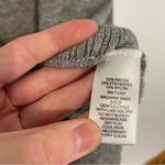 Cable & Gauge Cowl Neck Sweater Gray Flecked Speckled Hi-Lo Hem Tunic Sweater L Photo 10