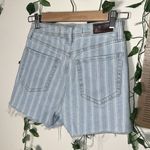 Hollister Striped “Ultra High Rise Mom Short 3” Jean Shorts Photo 3