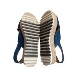 Marc Jacobs Denim Platform Wedge Espadrille Sandals Rhinestone Buckle Sz 37 Photo 6