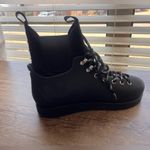 Jeffrey Campbell ‎ Boots Barometric Rubber Ankle Black Lace Up Women’s Size 9 Photo 4