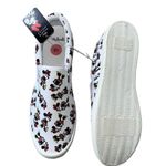 Disney NEW  MINNIE ALL OVER PRINT SLIP ON COMFORTABLE SNEAKERS Photo 4