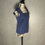 Akris Punto  Navy Cap Sleeve Tank Top Photo 5