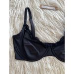 SKIMS  Fits Everybody Lace Demi Underwire Bra Onyx Size 36DDD Photo 3