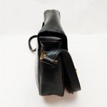 MCM  Black Leather Shoulder Bag EUC Photo 2