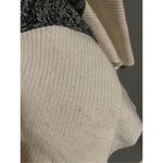 Merona Gray White Acrylic 3/4 Sleeve Open Front Cardigan Size XL Photo 3