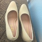 Women’s Beige Espadrille Wedge Heels Size 7.5 – Neutral Canvas Photo 3