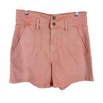 White House | Black Market Cotton Orange High Rise 5" Short Denim 4 Photo 0