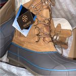 Khombu Womens  COZY Tan Storm Boot Size 8 M Waterproof Cold Rated Insoles New Photo 5