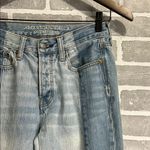 American Eagle  Vintage High Rise Fit Blue Blue Jeans Size 2 Button Fly Cropped Photo 1