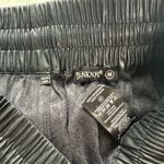 BLANK NYC Black Faux Leather Joggers Photo 3