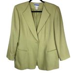 Pendleton Vintage 90s  Pastel Green Wool Blazer Jacket Photo 0