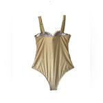 FLAXMAKER Gold Pearl One Piece Swimsuit and Skirt L Size L Photo 6