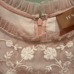 Jessakae NWOT  Blush Pink Tulle Floral Embroidered Midi Harper Dress Photo 5