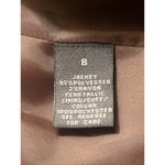 NEW Dress Barn Brown Metallic Bridal Mother Of Bride Jacket Blazer 8 Photo 3