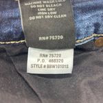 Buckle Black Skinny Jeans Women's Size 24 Blue Denim Stretch Fit No 53 Photo 8