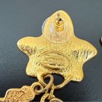 Vintage 80s CASUAL CORNER Goldtone Autumn Fall Leaves Acorns Dangle Earrings 25g Gold Photo 8