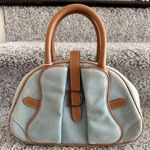 Christian Dior Dior Vintage Denim Saddle Bowler Bag, light wash, small size Photo 0