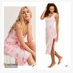 Love Shack Fancy  Citra Tie Dye Tank Dress Millennial Pink Hand Dye Photo 2