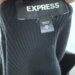 EXPRESS  Black Ribbed Knit Sweater Photo 2