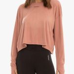 Koral Size S Pink Sand Storm Marlow Long Sleeve Top Gym Active Open Back Relaxed Photo 5