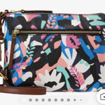 Fossil | Multicolor Floral Print Crossbody Bag Photo 0