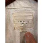 American Eagle  Misses Denim Jacket MEDIUM tie dye White Destroyed Size Small Photo 4