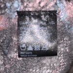 David & Young  plaid fringe wrap scarf shawl pink grey Photo 5