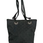 Gucci •  Eclipse bag canvas and leather black and silver Photo 0