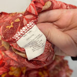 Abel the label  WOMENS FLORAL HIGH LOW DRESS RED ORANGE MEDIUM Photo 4