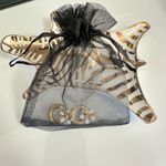 18k GOLD PLATED HOOP EARRING WITH Pearl AND GOLD DETACHABLE CHARM Photo 4