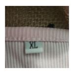 Henley Shirt Womens Size XL Light Pink Ribbed Knit Lace Trim Casual Chic Soft Photo 6