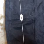 BDG black denim side tie wrap skirt Photo 3