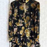 ASTR  the label velvet long sleeve floral dress Photo 0