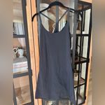 Outdoor Voices exercise dress black tennis shorts pocket workout sleeveless Photo 4