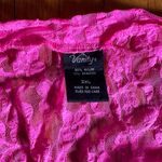 Vanity Hot Pink Stretchy Lace Top, 2XL Size 2X Photo 1