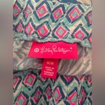 Lilly Pulitzer x Target Rayon Palazzo Wide Leg Pants Blue Pink My Fans Pull On M Size M Photo 8