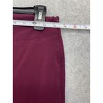 Talbots  Women's Dress Pants Solid Magenta Straight Leg Size 2 Heritage Photo 7
