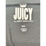 Juicy Couture Juicy by Long Sleeve Embellished Logo T-Shirt Liquorice Black XL Photo 2