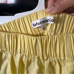 Reformation NWT  Brio Two Piece Yellow Skirt and Top Photo 5
