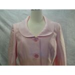 Kasper Women Career Skirt suit Size 10 Pink Satin Three Button Up Top Photo 10