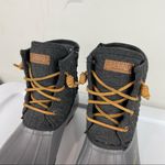 Sperry  Top Sider Saltwater Duck Boots Grey Two Tone Quilted Womens 7.5/8 Girls 6 Photo 4