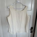 Nic+Zoe NWT  scoop neck tank in bone (ivory white) size 2x Photo 5